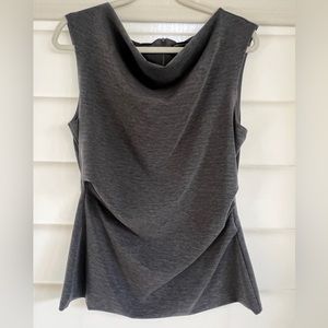 Grey cowl neck shell
